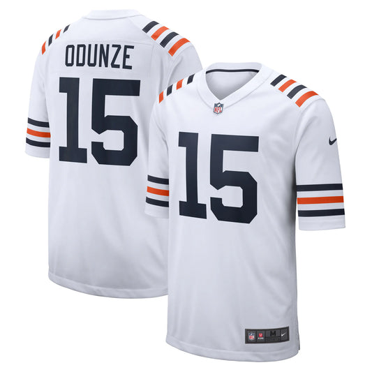Rome Odunze Chicago Bears official Nike NFL Alternate Jersey product image 1, provided for visual reference and product