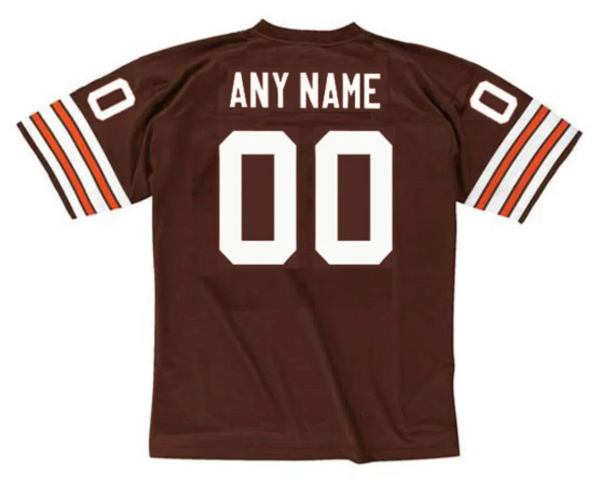 Any name & Number Classic Cleveland Browns NFL Mitchell & Ness custom made jersey product image 1, provided for visual