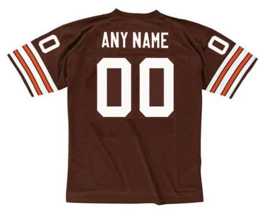 Any name & Number Classic Cleveland Browns NFL Mitchell & Ness custom made jersey product image 1, provided for visual