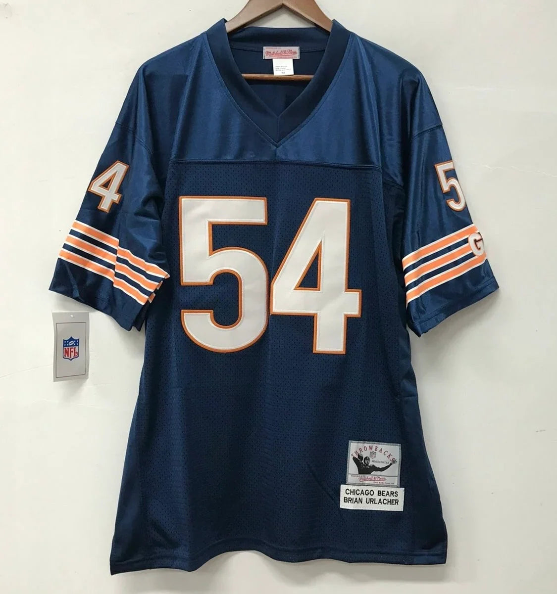 Brian Urlacher Chicago Bears Official NFL Jersey Mitchell & Ness product image 3, provided for visual reference and product