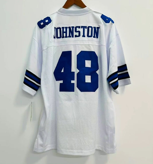 Daryl Johnston Dallas Cowboys 1994 Official NFL Jersey white Mitchell & Ness product image 1, provided for visual reference