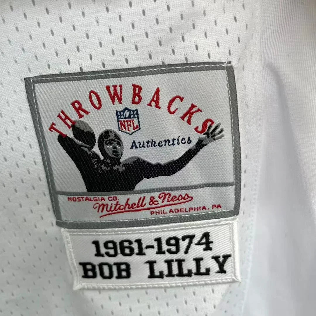 Bob Lilly Dallas Cowboys Official NFL Jersey Mitchell & Ness white product image 3, provided for visual reference and