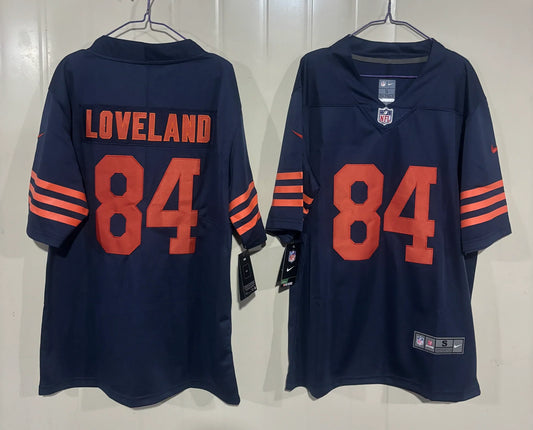 Colston Loveland Chicago Bears official Nike NFL Jersey product image 1, provided for visual reference and product detail