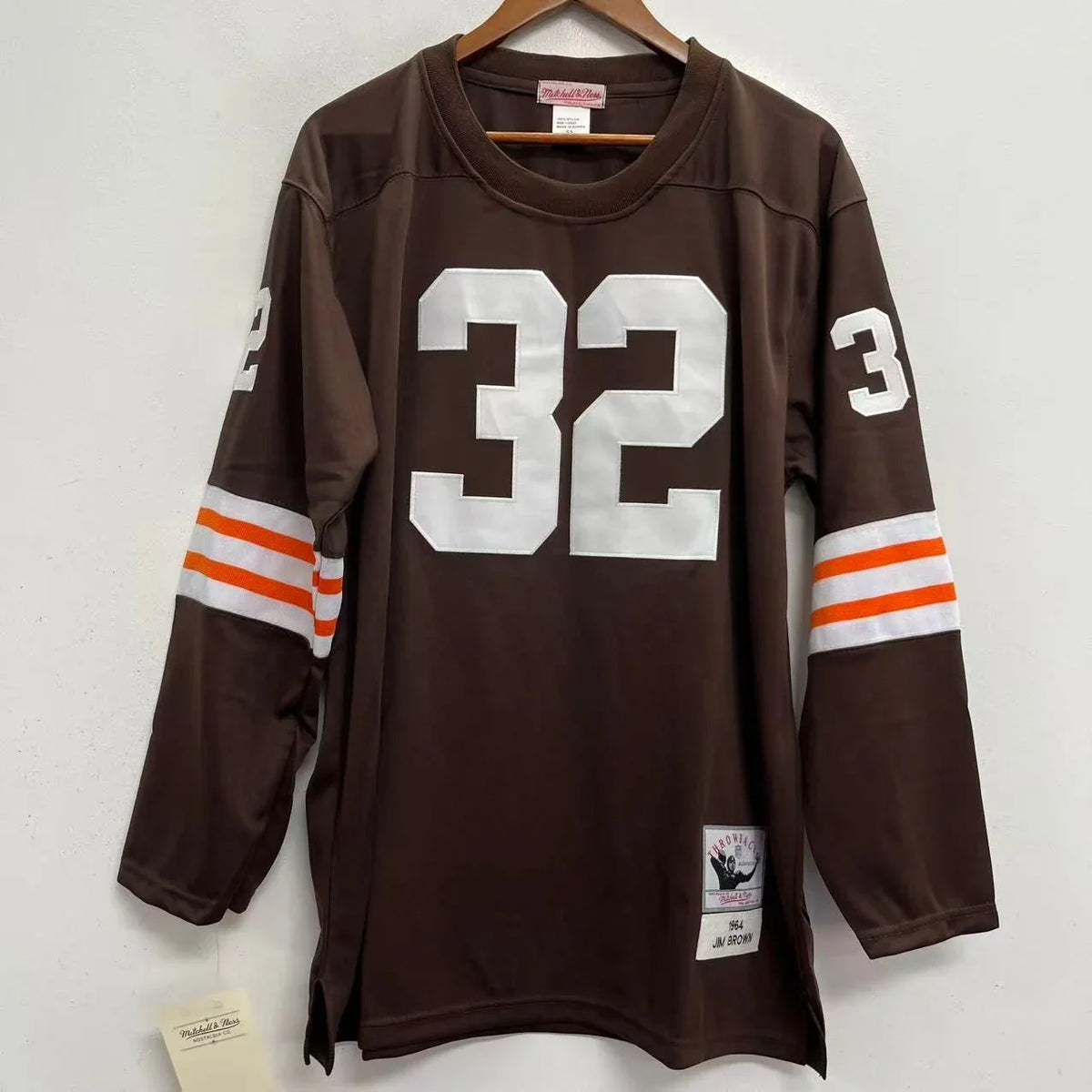Jim Brown Cleveland Browns Official NFL Mitchell & Ness Jersey product image 2, provided for visual reference and product