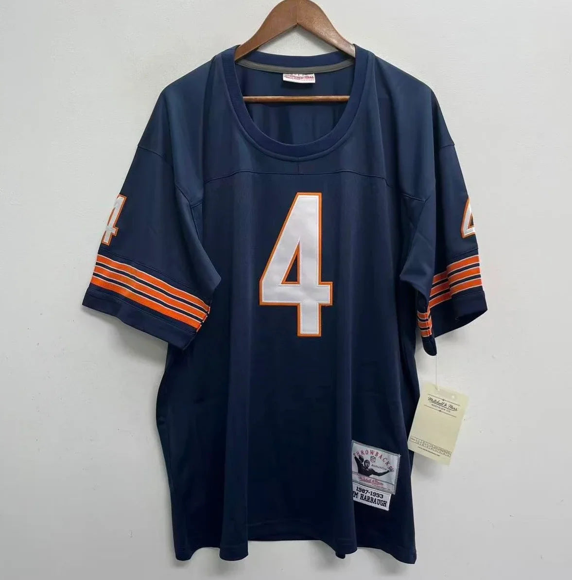 Jim Harbaugh Chicago Bears NFL Mitchell & Ness Jersey product image 2, provided for visual reference and product detail