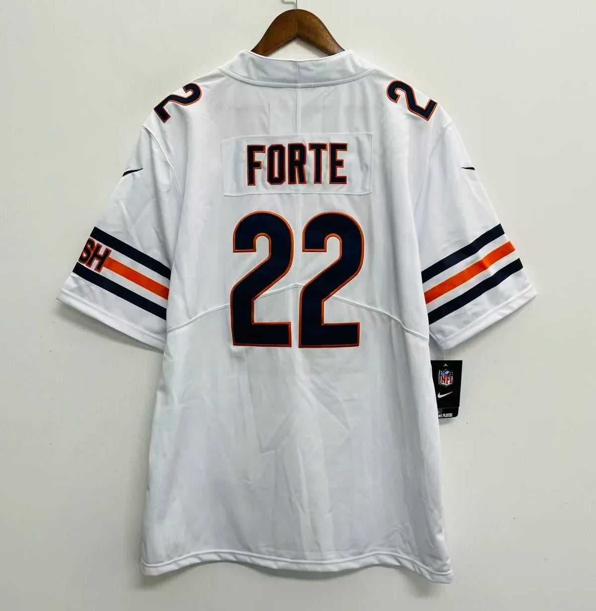 Matt Forte Chicago Bears Official NFL Jersey Nike white product image 1, provided for visual reference and product detail