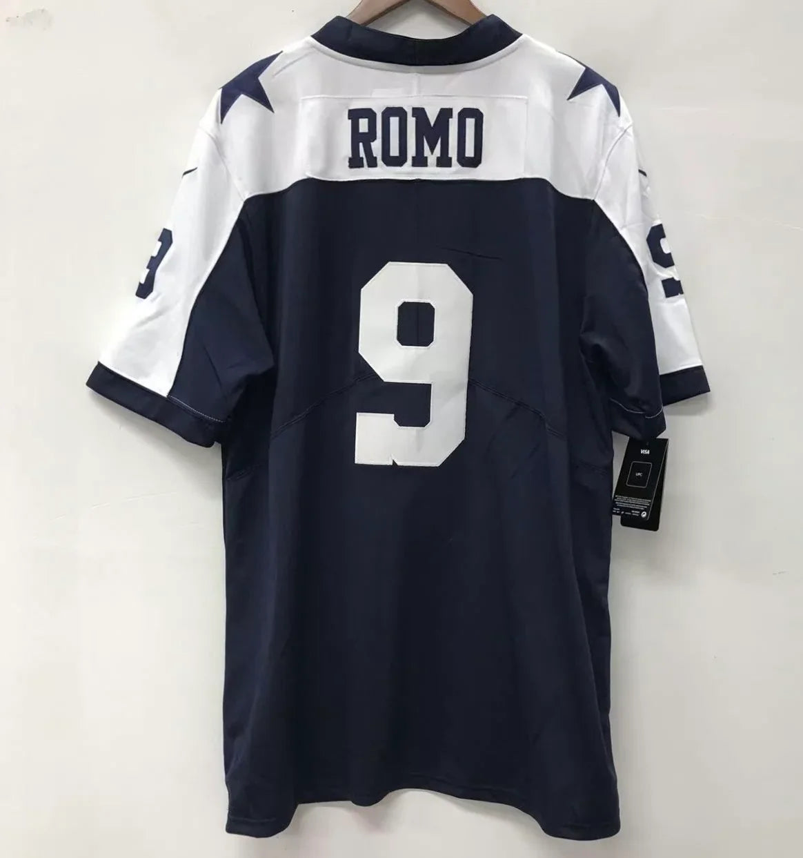 Tony Romo Dallas Cowboys Official NFL Nike Jersey white/blue product image 3, provided for visual reference and product