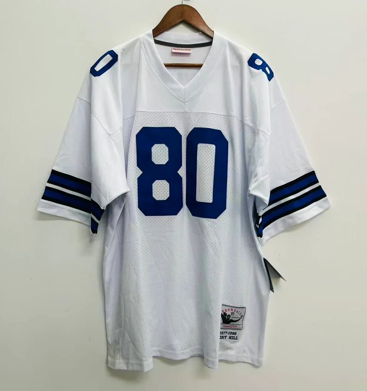 Tony Hill Dallas Cowboys Official NFL Jersey white Mitchell & Ness product image 2, provided for visual reference and