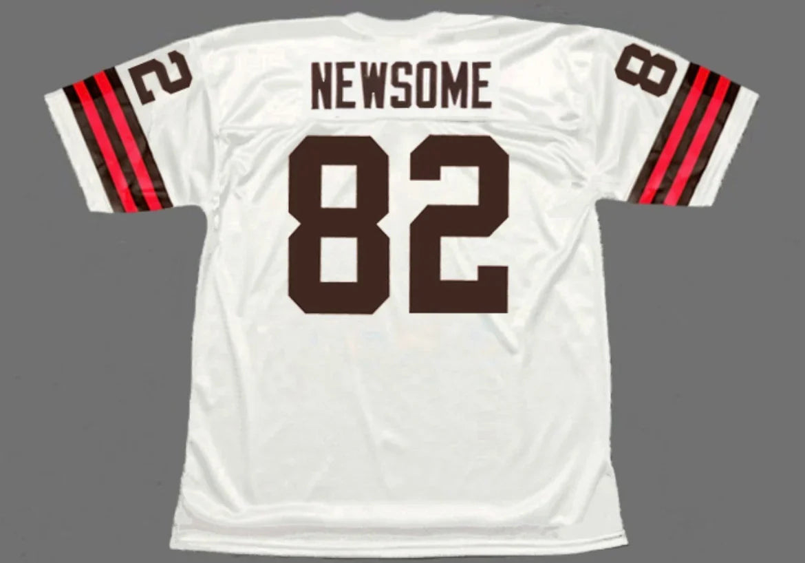 Ozzie Newsome Cleveland Browns Official NFL Mitchell & Ness Jersey white product image 1, provided for visual reference and