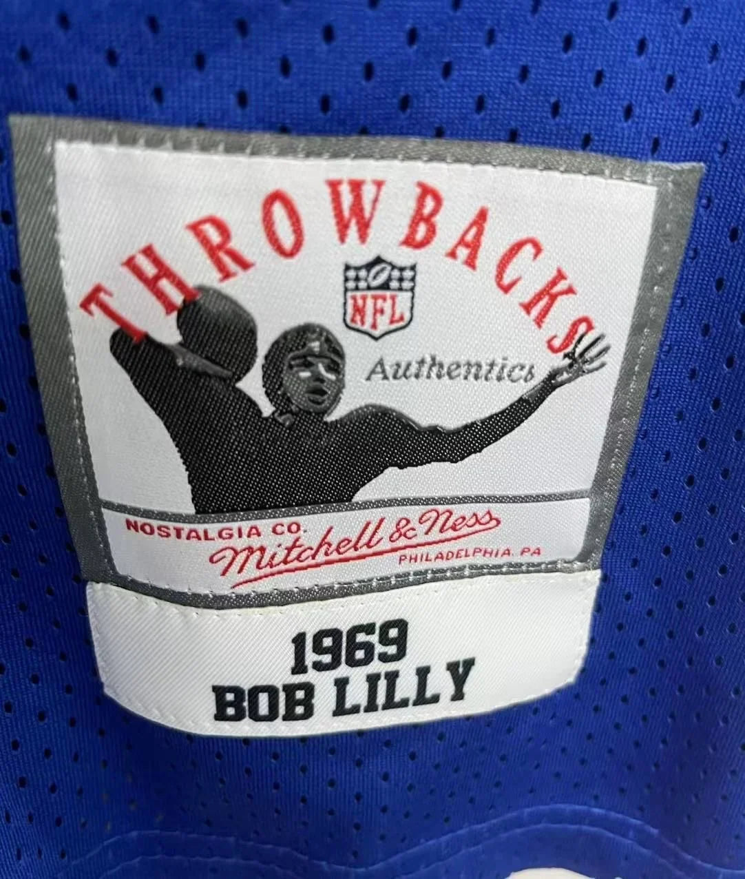 Bob Lilly Dallas Cowboys Official NFL Mitchell & Ness Jersey product image 5, provided for visual reference and product