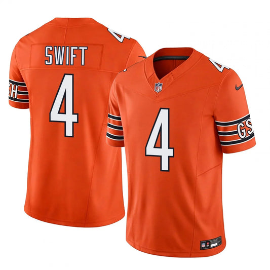 D’Andre Swift Chicago Bears YOUTH KIDS Official NFL Nike Jersey Orange product image 1, provided for visual reference and