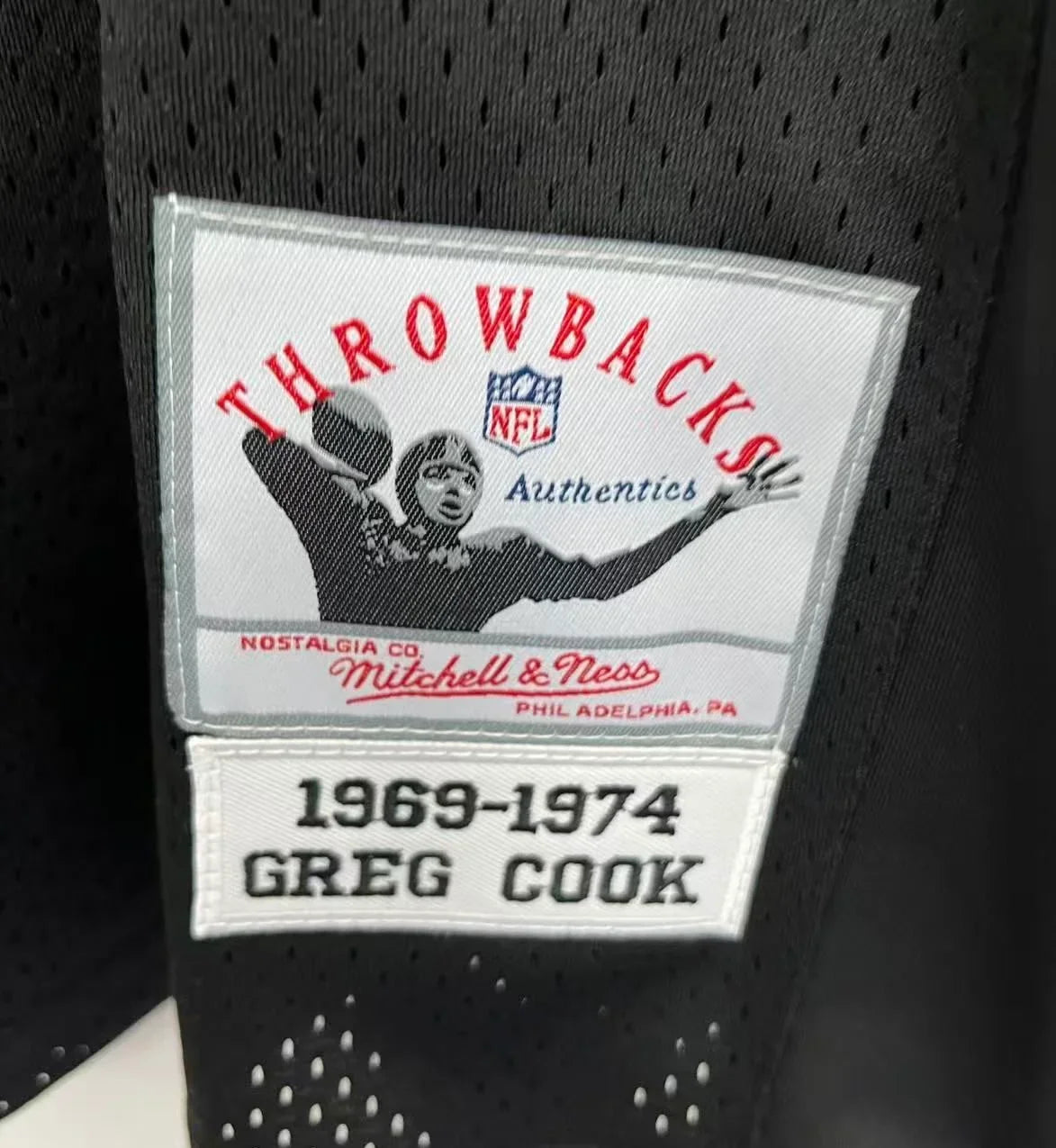 Greg Cook Cincinnati Bengals NFL Mitchell & Ness Jersey product image 3, provided for visual reference and product detail