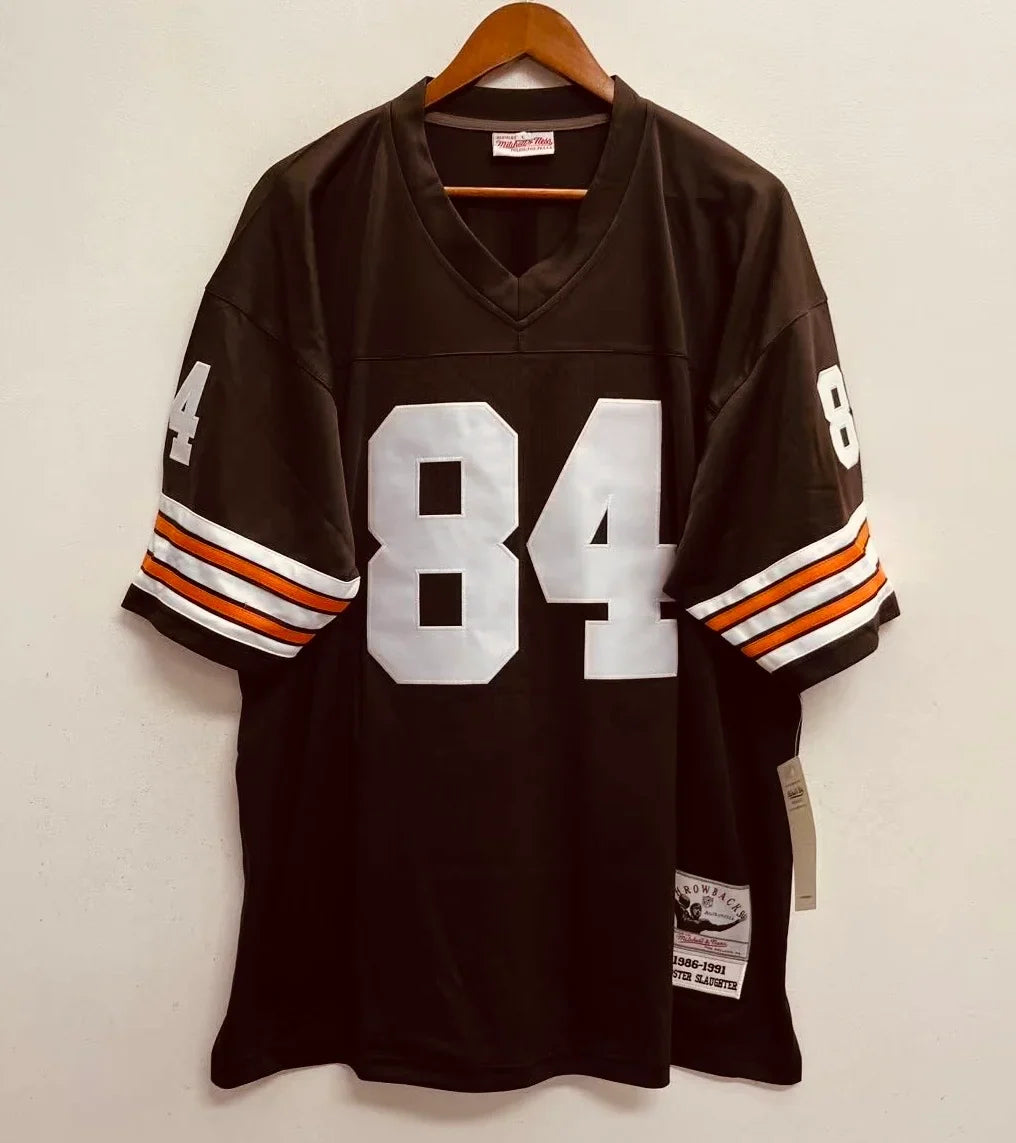 Webster Slaughter Cleveland Browns Official NFL Mitchell & Ness Jersey product image 3, provided for visual reference and