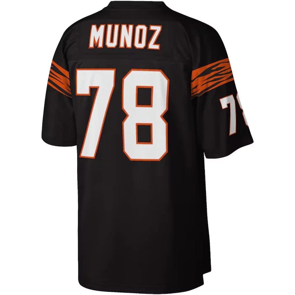 Anthony Munoz Cincinnati Bengals Official NFL Mitchell & Ness Jersey product image 1, provided for visual reference and