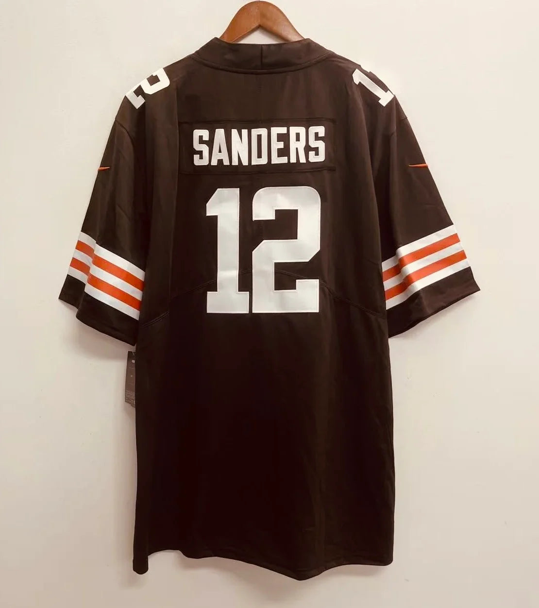 Shedeur Sanders Cleveland Browns Official NFL NIKE Jersey BROWN product image 1, provided for visual reference and product