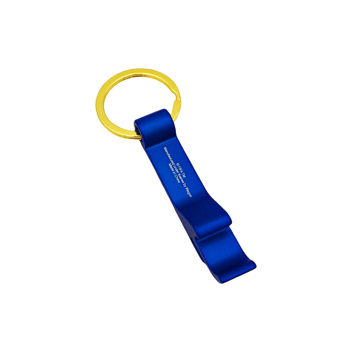 2D Trophy Bottle Opener Keychain -Blue product image 3, provided for visual reference and product detail review