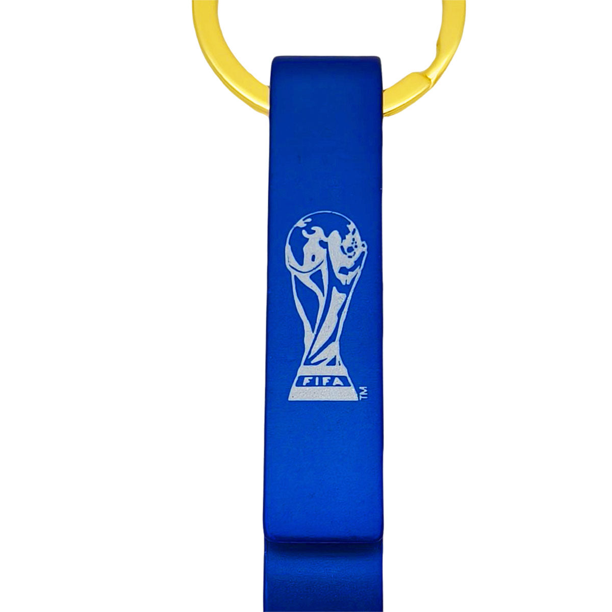 2D Trophy Bottle Opener Keychain -Blue product image 4, provided for visual reference and product detail review