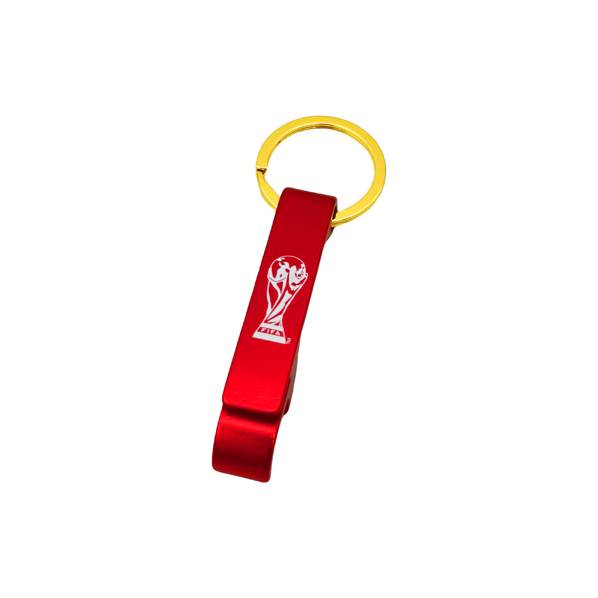 2D Trophy Bottle Opener Keychain -Red product image 2, provided for visual reference and product detail review