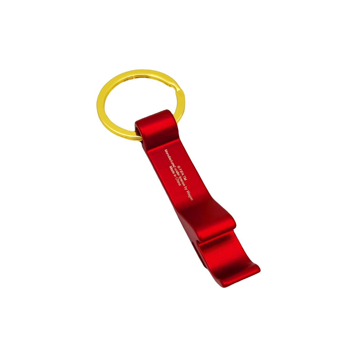 2D Trophy Bottle Opener Keychain -Red product image 3, provided for visual reference and product detail review