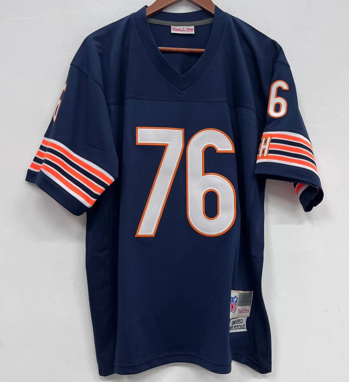 Steve McMichael Chicago Bears Official NFL Jersey Mitchell & Ness product image 2, provided for visual reference and product