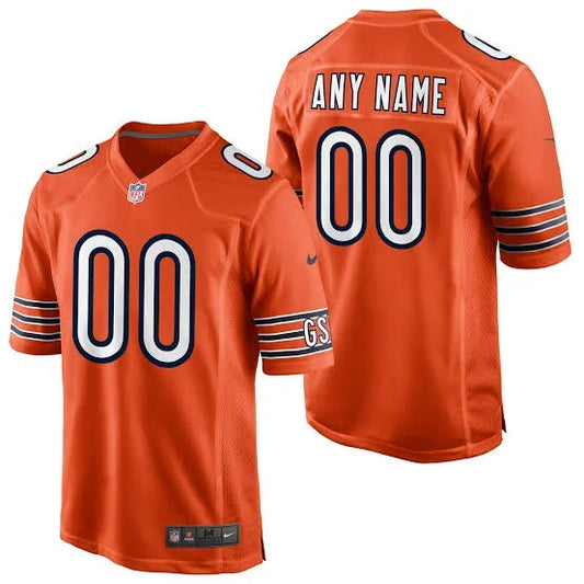Chicago Bears Any Name & Number customized YOUTH KIDS Official NFL Jersey Orange product image 1, provided for visual