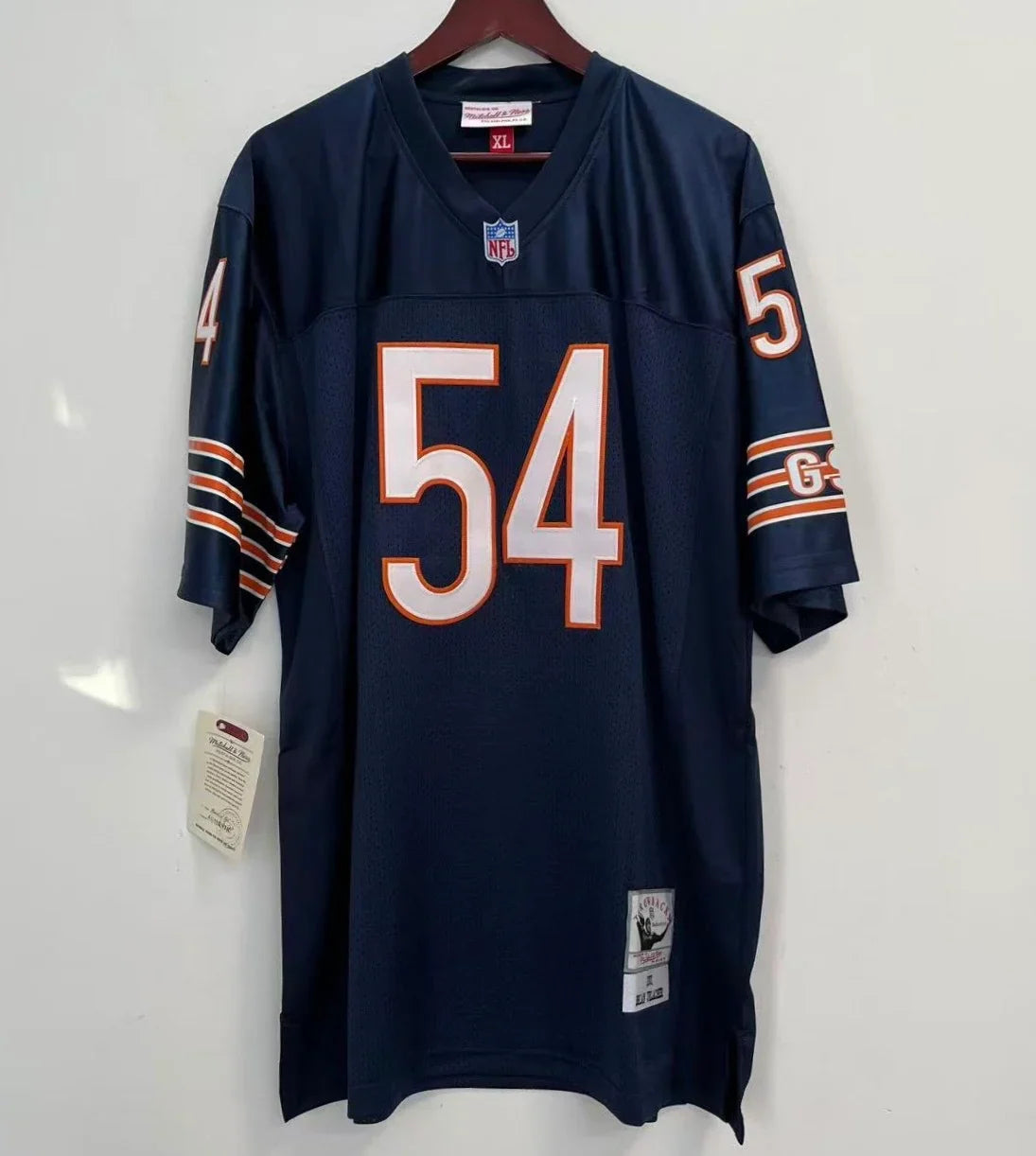 Brian Urlacher Chicago Bears Official NFL Jersey Mitchell & Ness product image 5, provided for visual reference and product