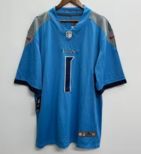 Cam Ward YOUTH KIDS Tennessee Titans Official NFL Nike Jersey light blue product image 2, provided for visual reference and