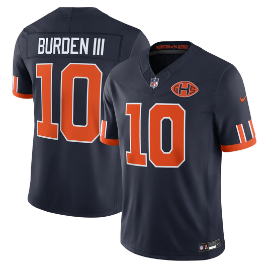 Luther Burden III Chicago Bears official NFL Nike Rivalries Collection Jersey product image 1, provided for visual reference