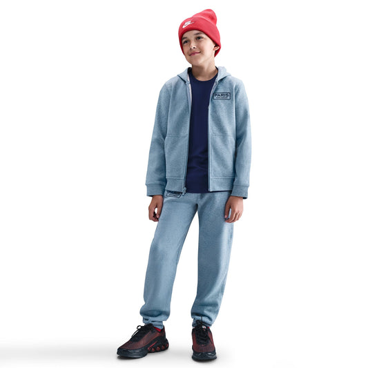 Nike Paris Saint‑Germain Club Fleece Full‑Zip Hoodie 2025/26 product image 1, provided for visual reference and product