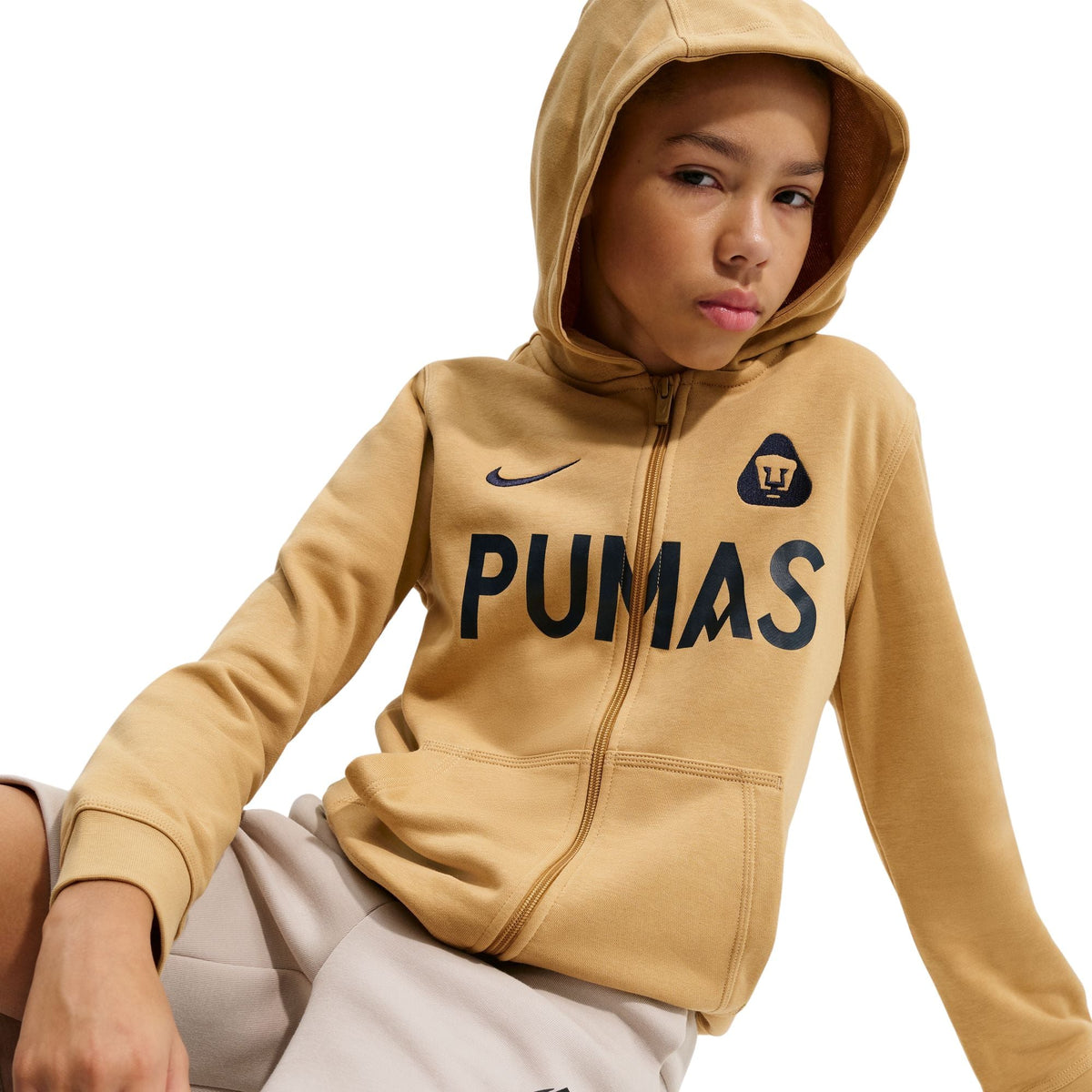 Nike Pumas UNAM Club Full-Zip Hoodie product image 2, provided for visual reference and product detail review
