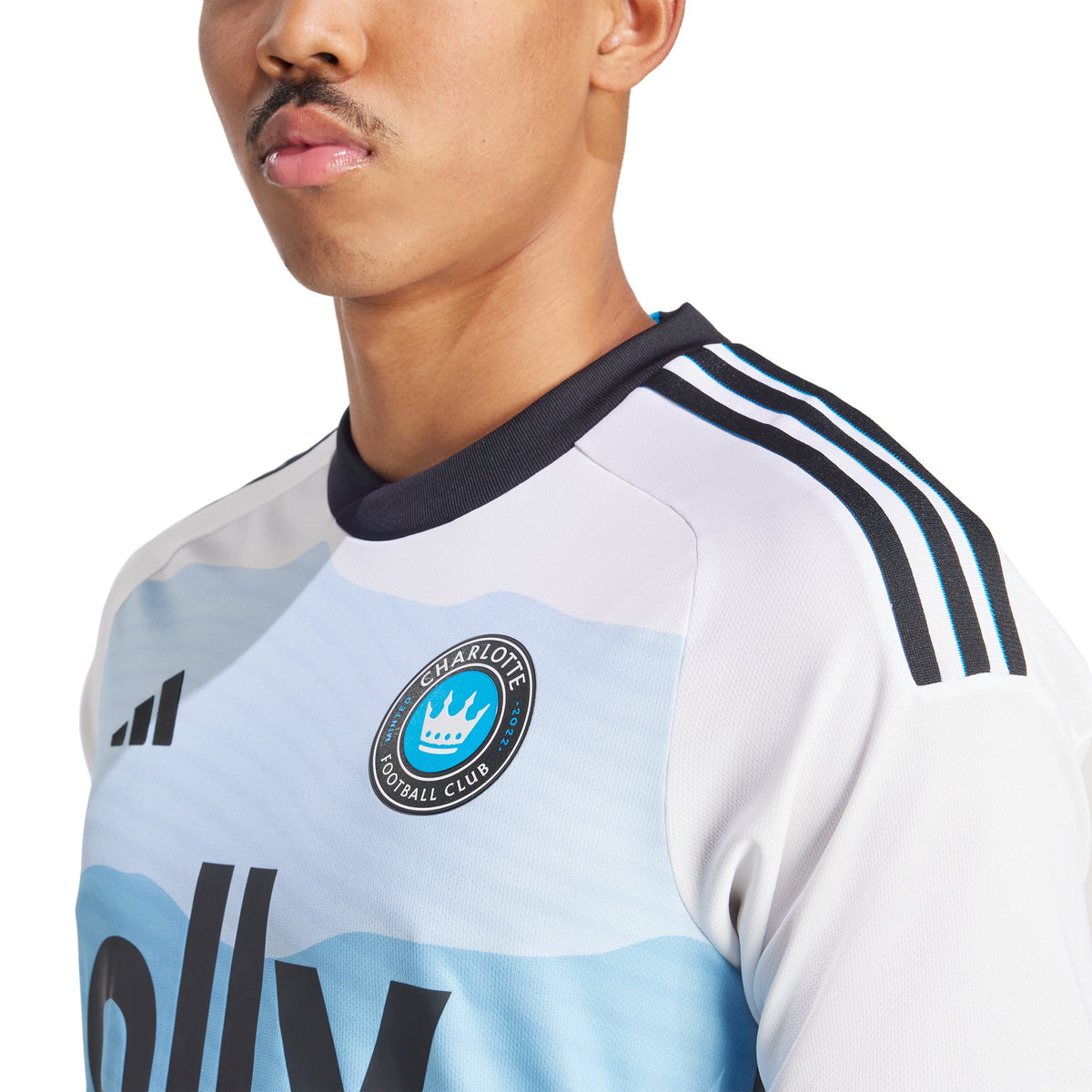 adidas Charlotte Home Authentic Jersey product image 4, provided for visual reference and product detail review