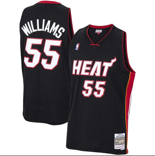Jason Williams Miami Heat 2005/06 Hardwood Classics Jersey - Black product image 1, provided for visual reference and