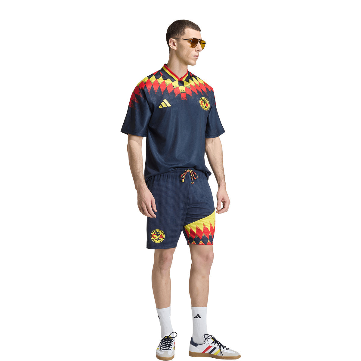 adidas Club America Stadium Shorts product image 3, provided for visual reference and product detail review