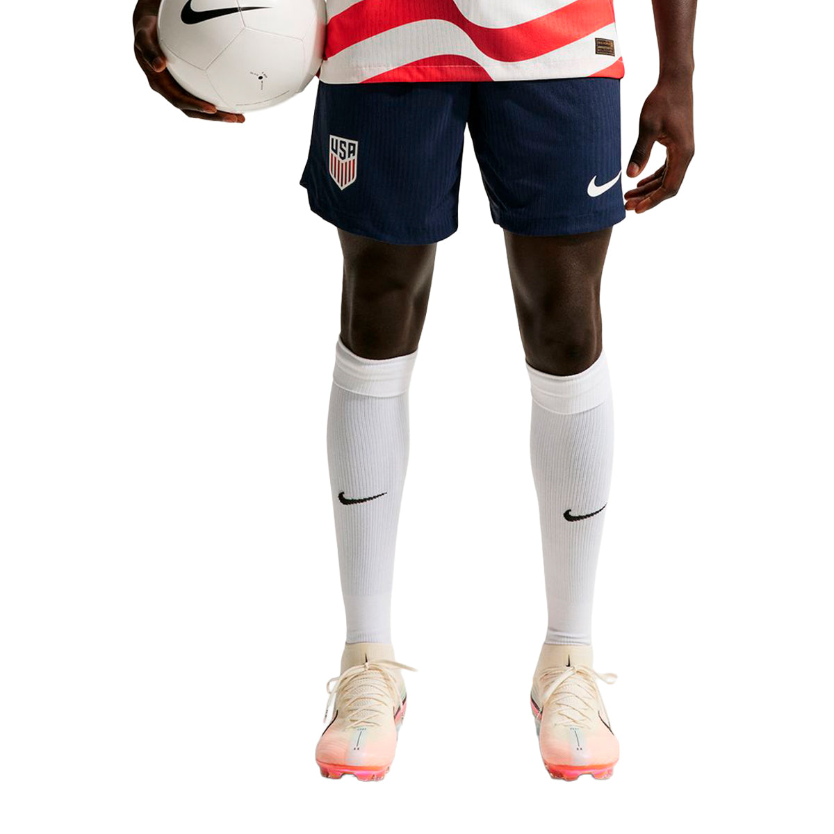 Nike USMNT 2026 Match Home Authentic Shorts product image 1, provided for visual reference and product detail review