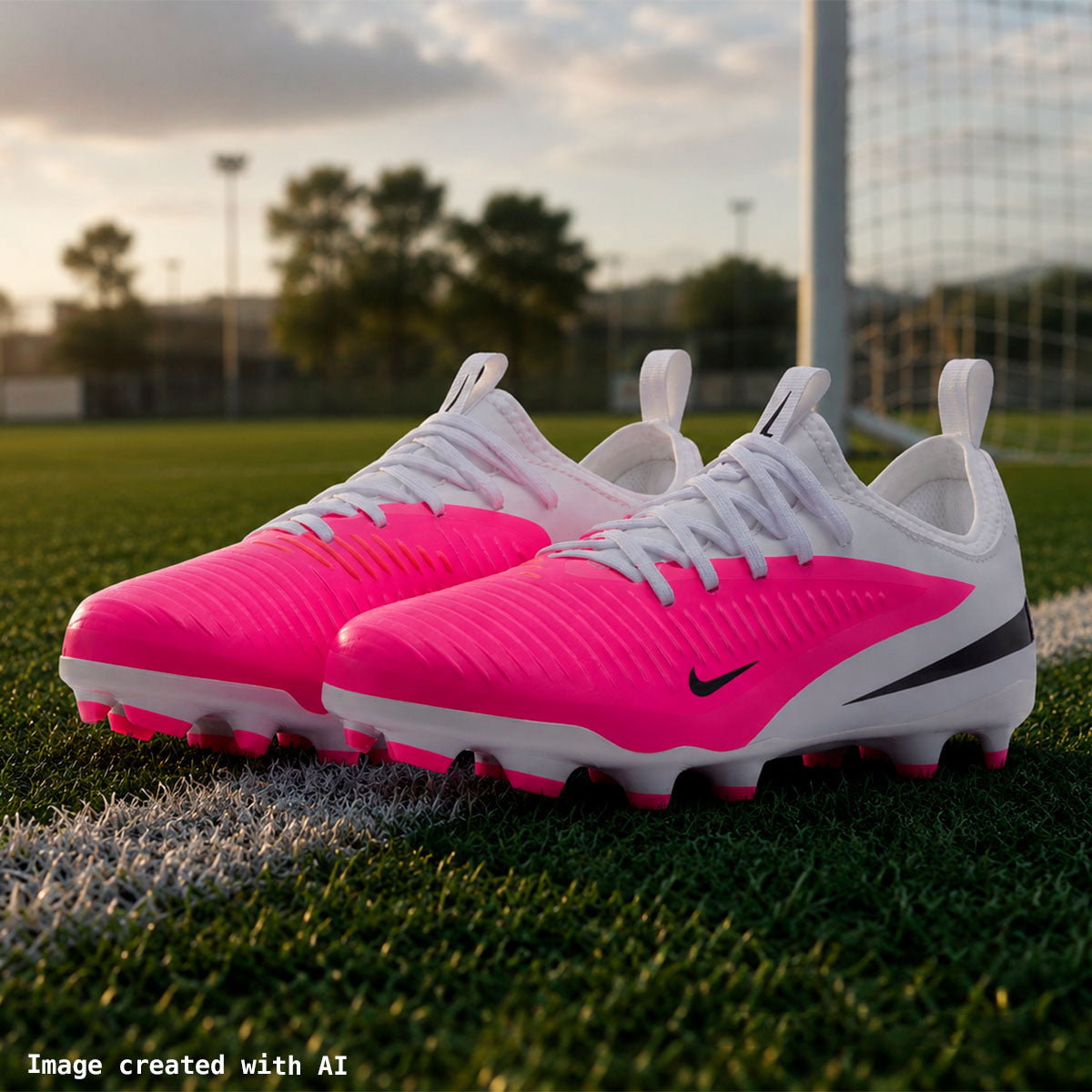 Nike Jr. Phantom 6 Low Academy Soccer Cleats product image 9, provided for visual reference and product detail review