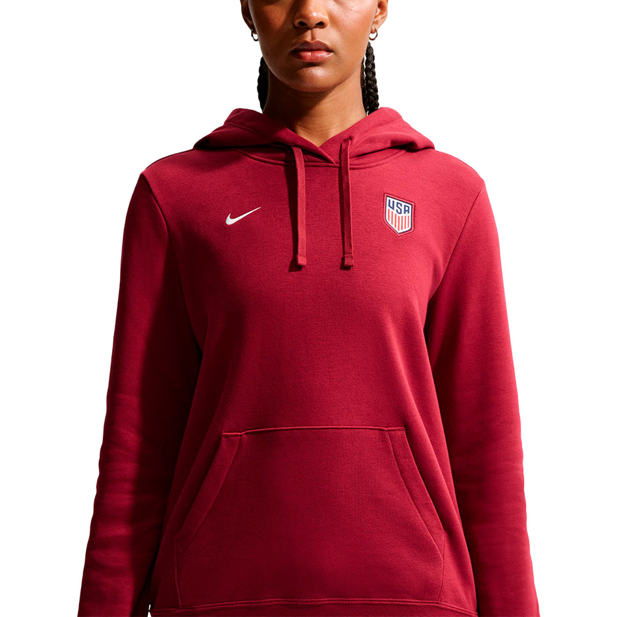 Nike USMNT Club Fleece Hoodie product image 3, provided for visual reference and product detail review