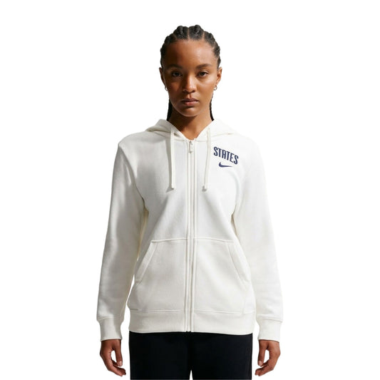 Nike USMNT Club Fleece Jacket product image 1, provided for visual reference and product detail review