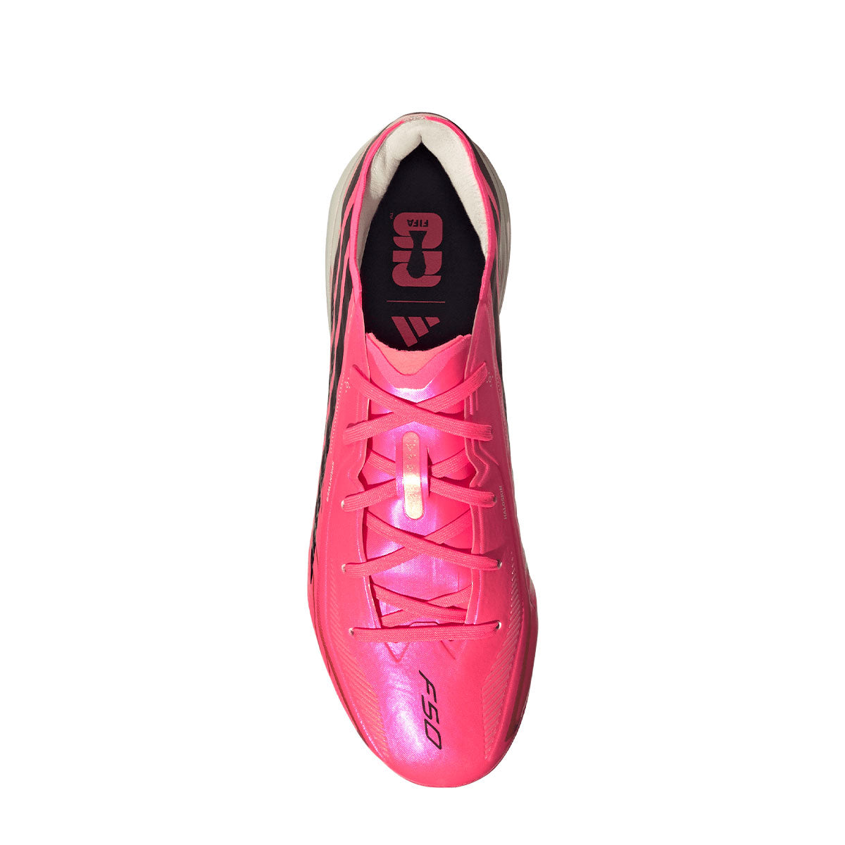 adidas F50 Hyperfast Elite Firm Ground Soccer Cleats product image 4, provided for visual reference and product detail review