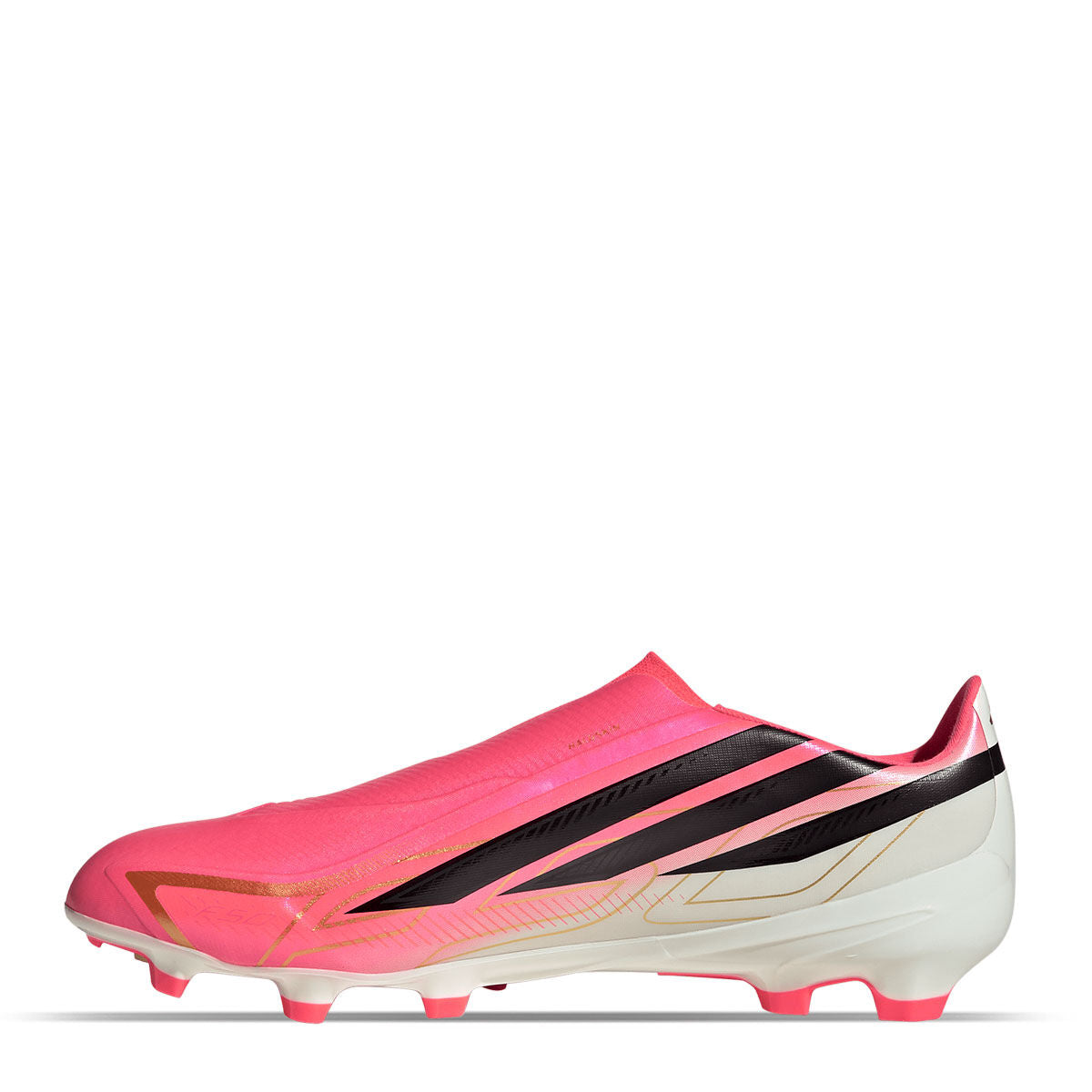 adidas F50 Hyperfast League Laceless Firm Ground Soccer Cleats product image 3, provided for visual reference and product