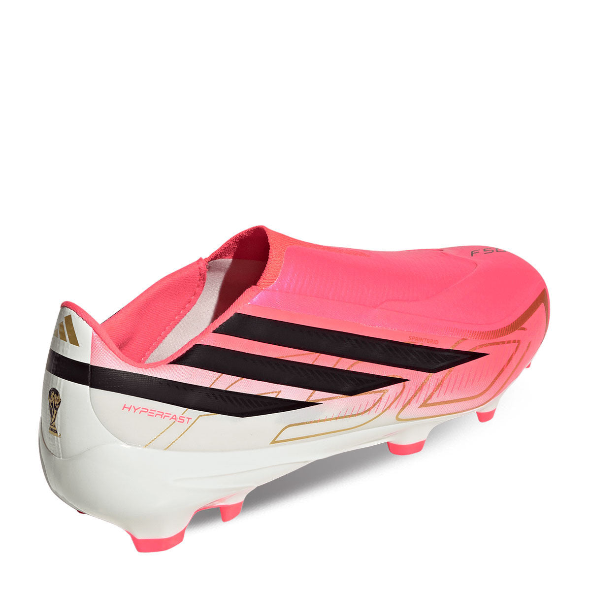adidas F50 Hyperfast League Laceless Firm Ground Soccer Cleats product image 5, provided for visual reference and product