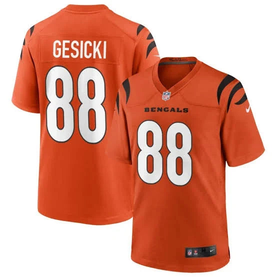 Mike Gesicki Cincinnati Bengals Official NFL Nike Jersey product image 1, provided for visual reference and product detail