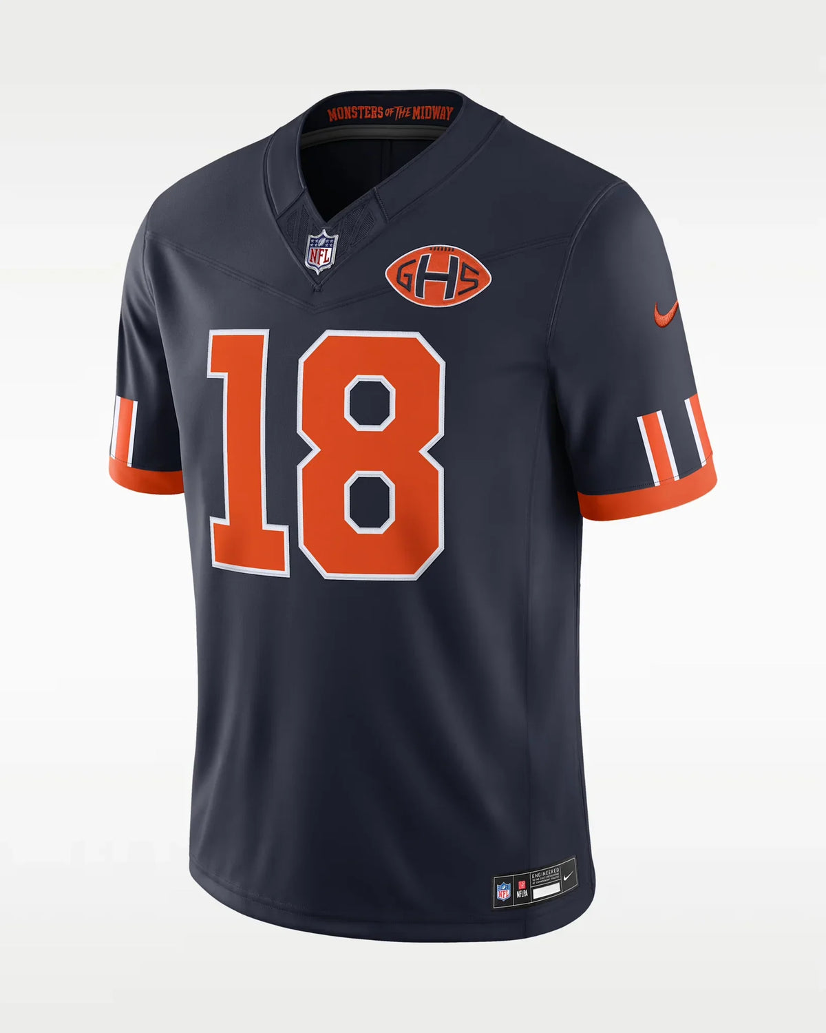 Caleb Williams Chicago Bears YOUTH KIDS Official NFL Nike Rivalries Collection Jersey product image 2, provided for visual