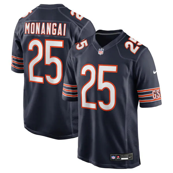 Kyle Monangai Chicago Bears YOUTH KIDS Official NFL Nike Alternate Jersey product image 1, provided for visual reference and
