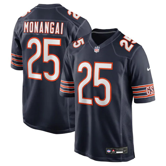 Kyle Monangai Chicago Bears YOUTH KIDS Official NFL Nike Alternate Jersey product image 1, provided for visual reference and