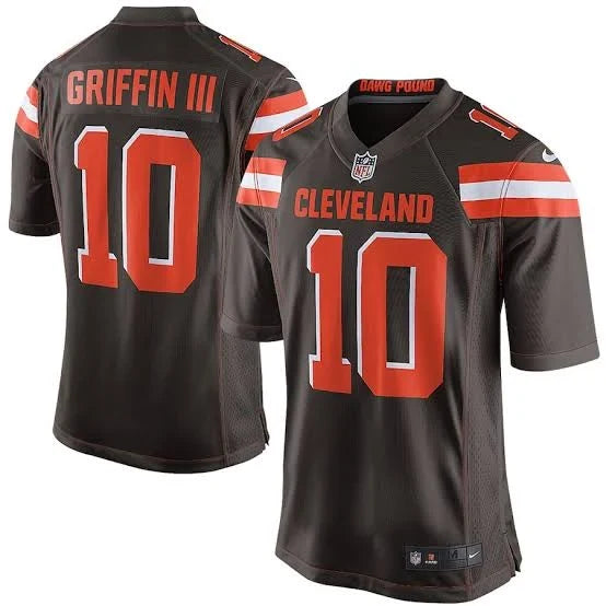 Robert Griffin III Cleveland Browns Official NFL Jersey Nike product image 1, provided for visual reference and product