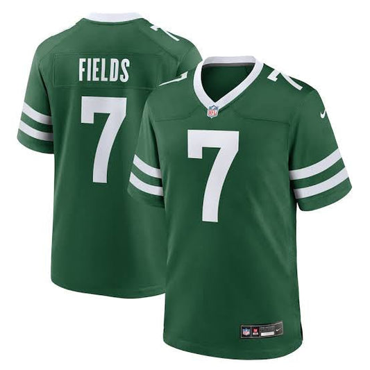 Justin Fields YOUTH KIDS New York Jets Official NFL Nike Jersey green product image 1, provided for visual reference and