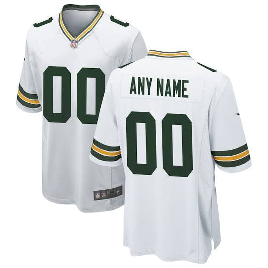 Any Name & Number YOUTH KIDS Green Bay Packers Official NFL Nike Jersey White product image 1, provided for visual reference