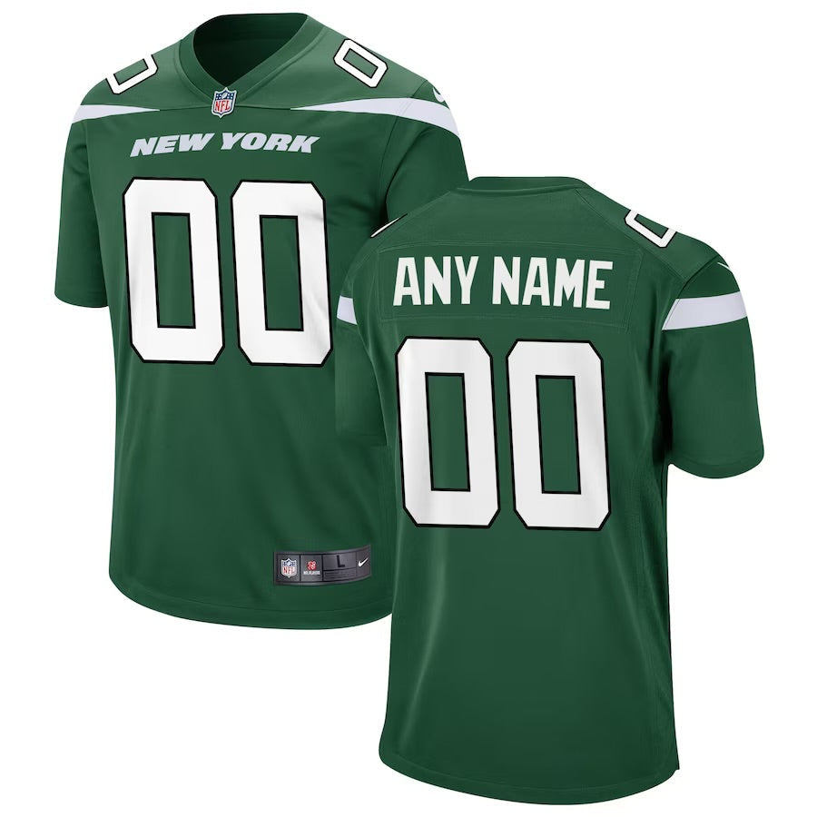 Any Name & Number YOUTH KIDS New York Jets Official NFL Nike Jersey Green product image 1, provided for visual reference and