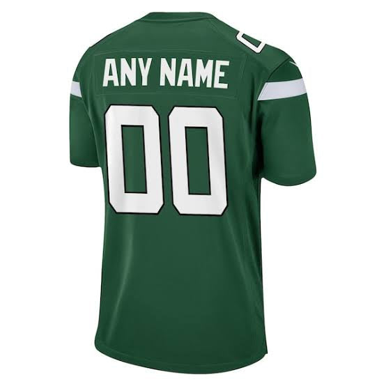 Any Name & Number YOUTH KIDS New York Jets Official NFL Nike Jersey Green product image 2, provided for visual reference and