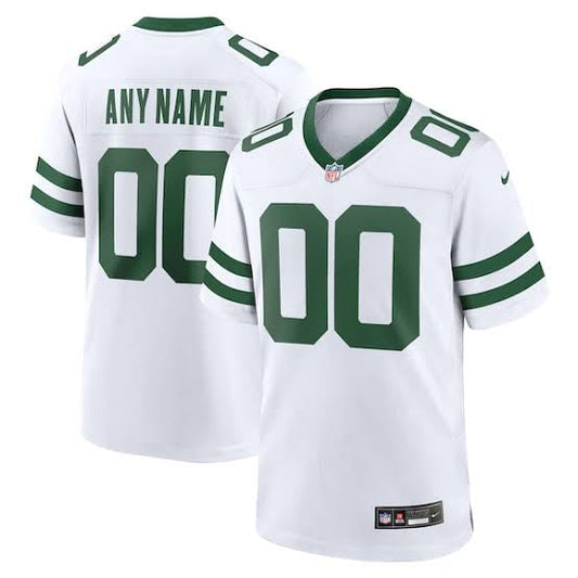 Any Name & Number YOUTH KIDS New York Jets Official NFL Nike Jersey Classic White product image 1, provided for visual